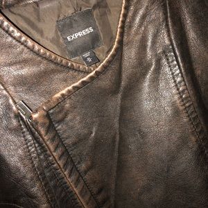 Express leather jacket